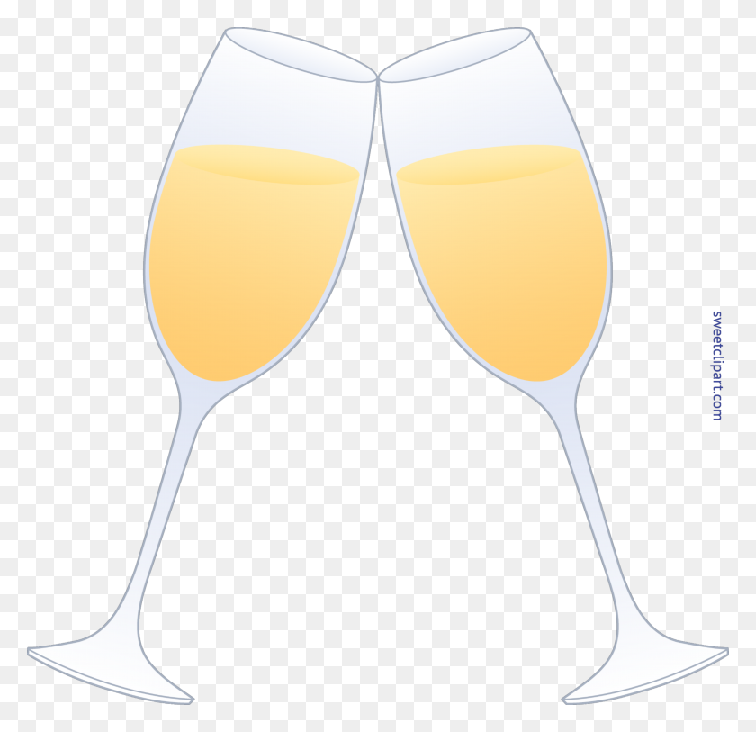 5905x5702 Бокалы Для Шампанского Картинки - Бутылка Шампанского Клипарт