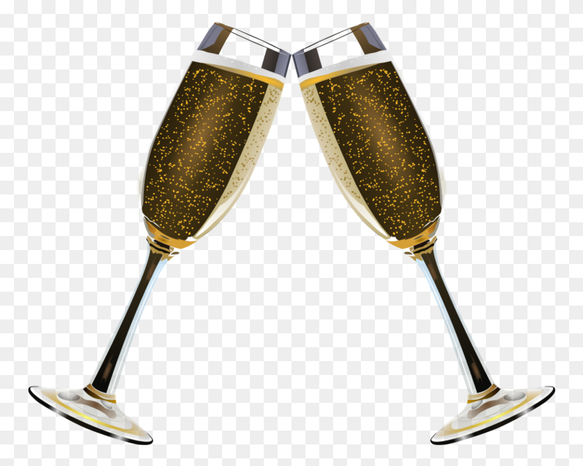 760x611 Champagne Glasses Clipart - Toasting Glasses Clipart