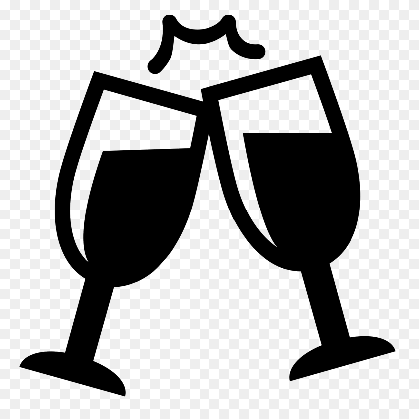 1600x1600 Champagne Icon - Wine Glass Cheers Clipart