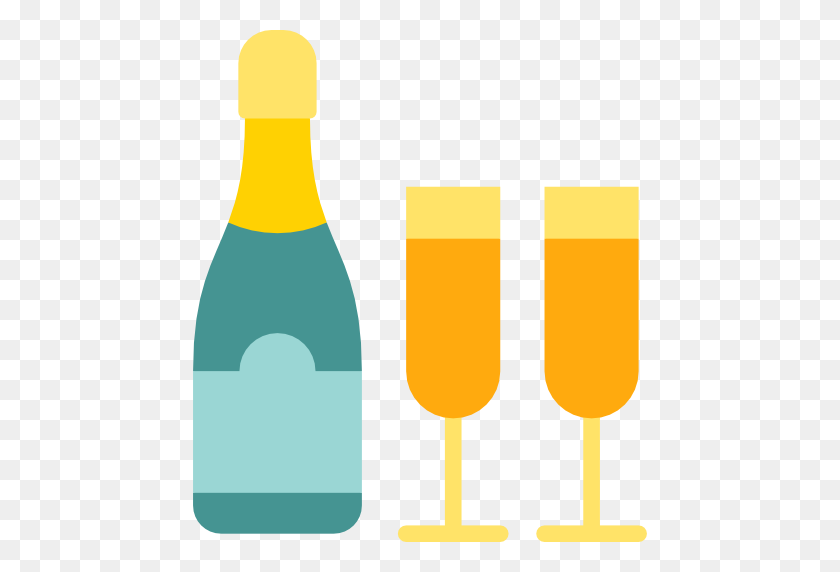 512x512 Champagne Icon - Champagne Glass PNG
