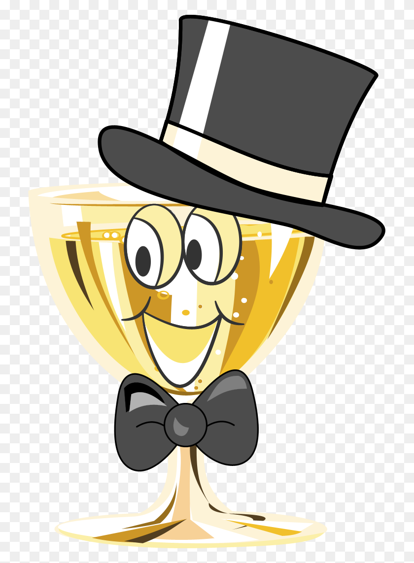 725x1083 Champagne On Ice - Delay Clipart