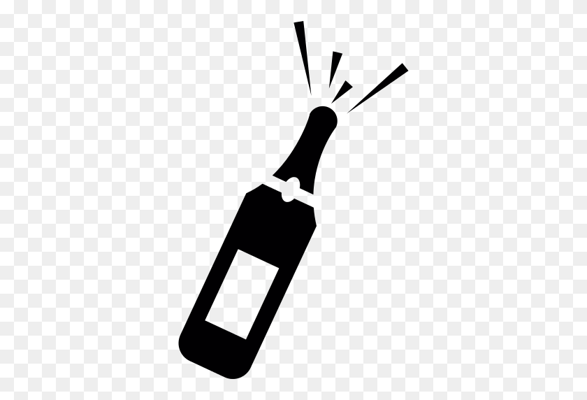 512x512 Champagne Png Icon - Champagne Bottle PNG