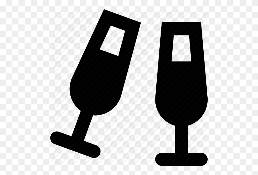 512x512 Champagne, Toast Icon - Champagne Toast Clipart