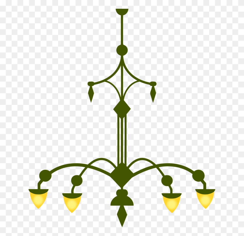 643x750 Chandelier Light Fixture Lighting Computer Icons Candle Free - Candelabra Clipart