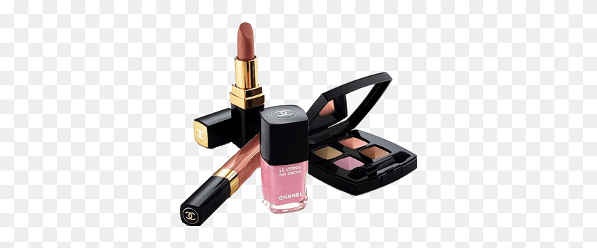335x289 Chanel Makeup Kit Products Transparent Png - Chanel PNG