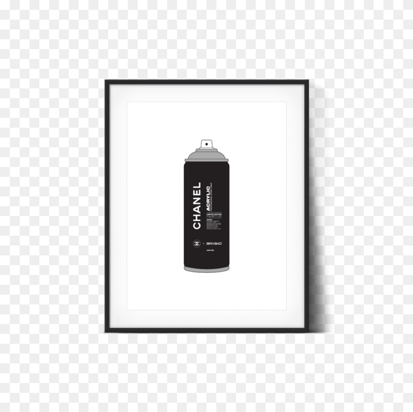 1000x1000 Chanel Spray Paint Poster Antonio Brasko - Chanel PNG