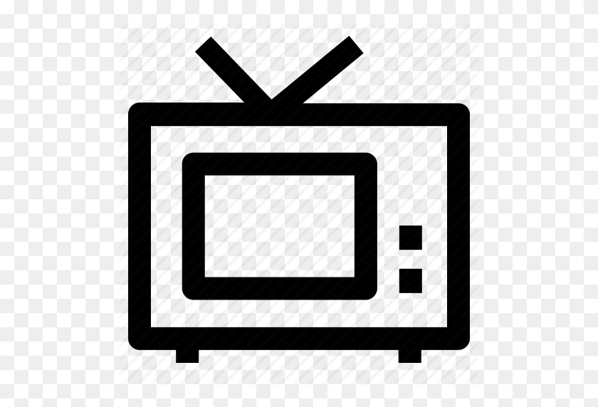 512x512 Channel, Retro, Screen, Television, Tv Icon - Retro Tv PNG