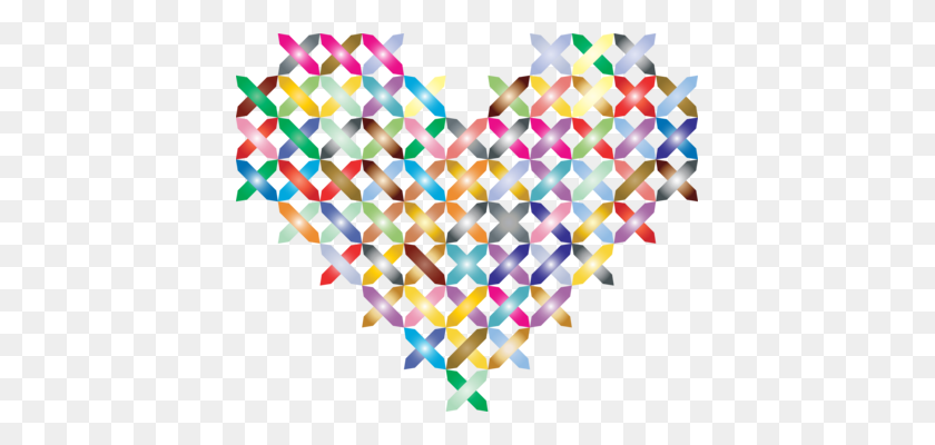 415x340 Chaos Theory Heart Fractal Flower Computer Icons - Flower Heart Clipart