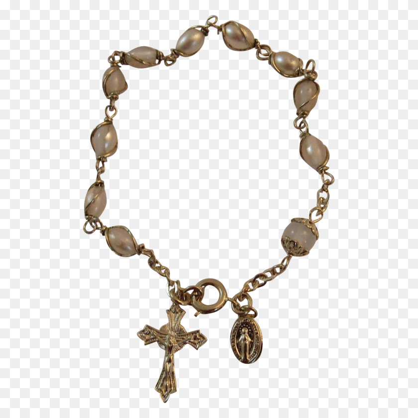 1015x1015 Chaplet Rosary Bracelet With Mary Medal And Jesus - Rosary PNG