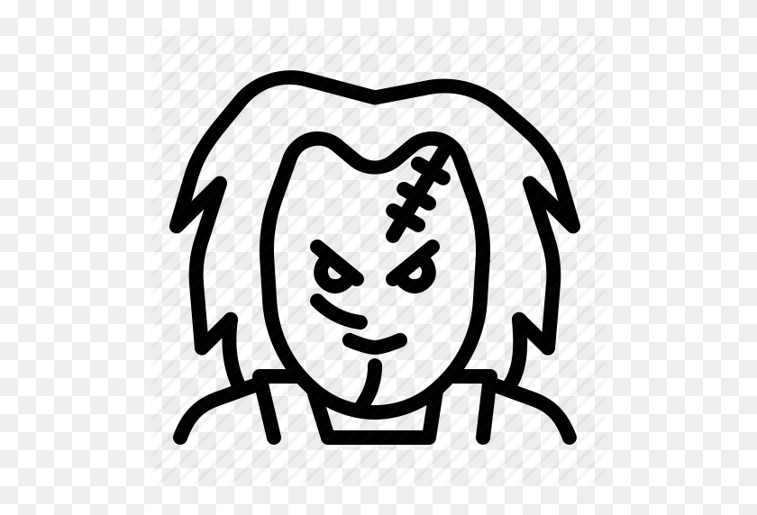 512x512 Character, Chucky, Horror, Movie, Murder, Scary, Violence Icon - Chucky PNG