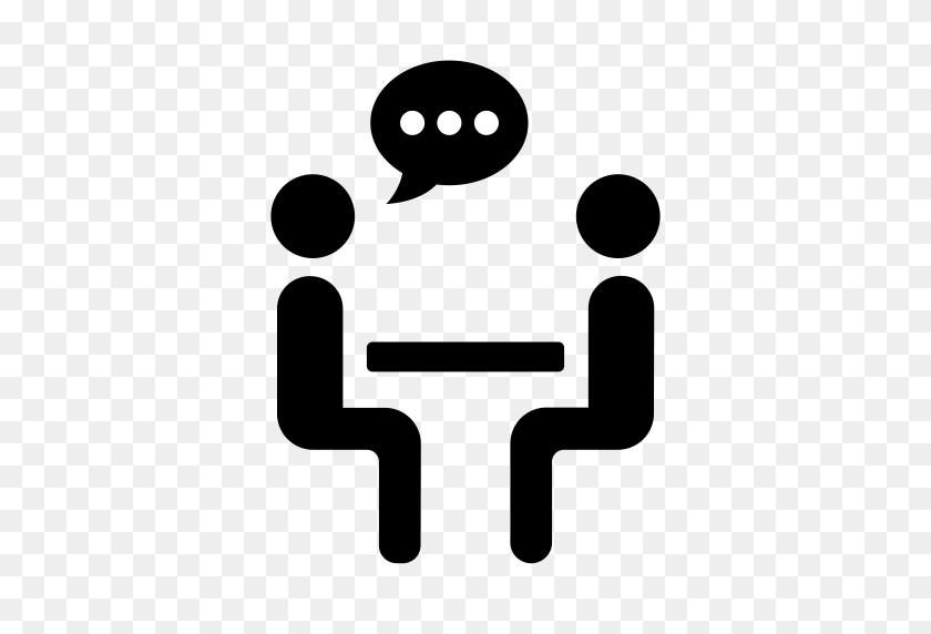 512x512 Character Interview Icon With Png And Vector Format For Free - Interview PNG