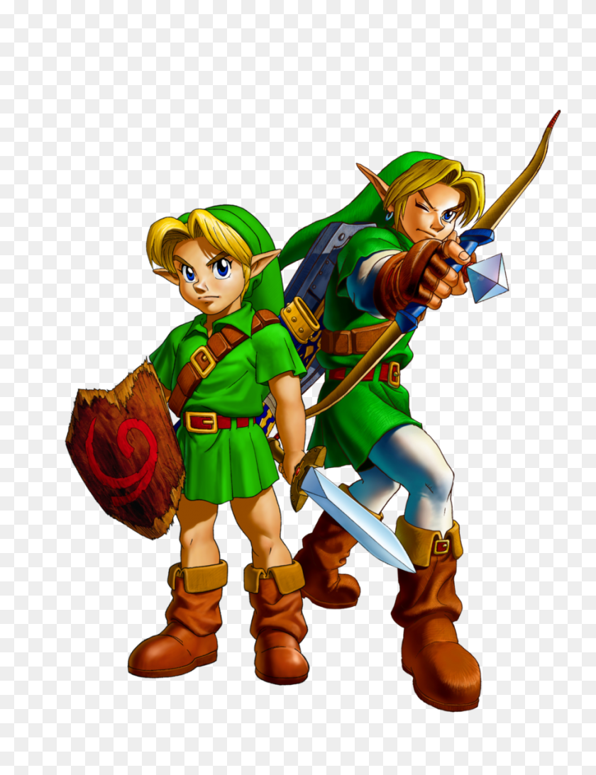 900x1192 Personajes - Ocarina Of Time Png