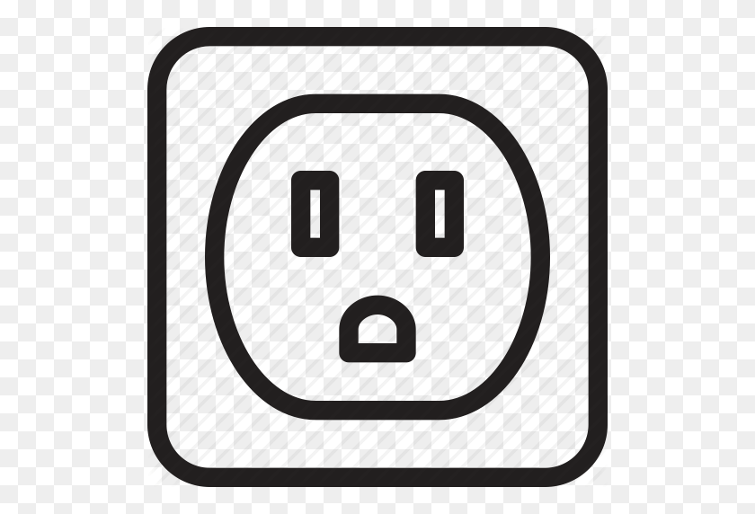512x512 Charge, Charging, Electric, Electricity, Plug, Power, Socket Icon - Electric Plug Clipart