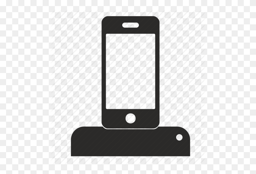 512x512 Charge, Dock, Iphone, Mobile, Smartphone, Station Icon - Iphone Vector PNG