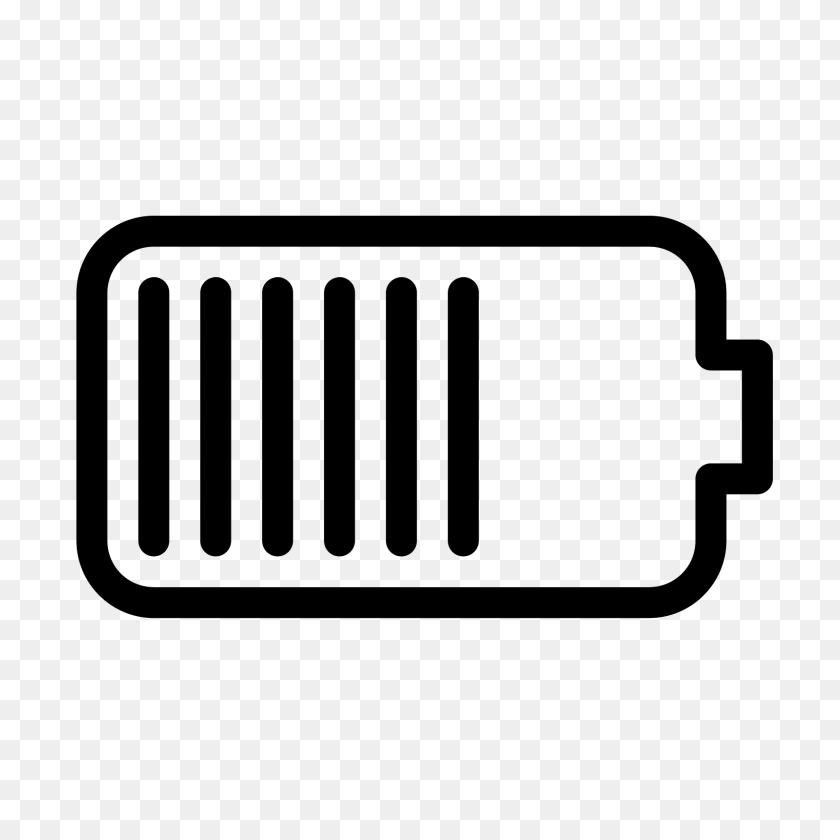 1600x1600 Charged Battery Icon - Battery Icon PNG
