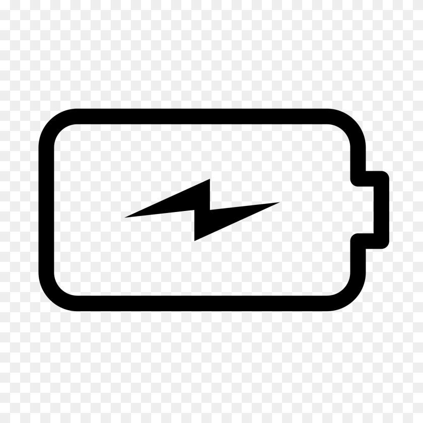 1600x1600 Charging Battery Icon - Iphone Status Bar PNG