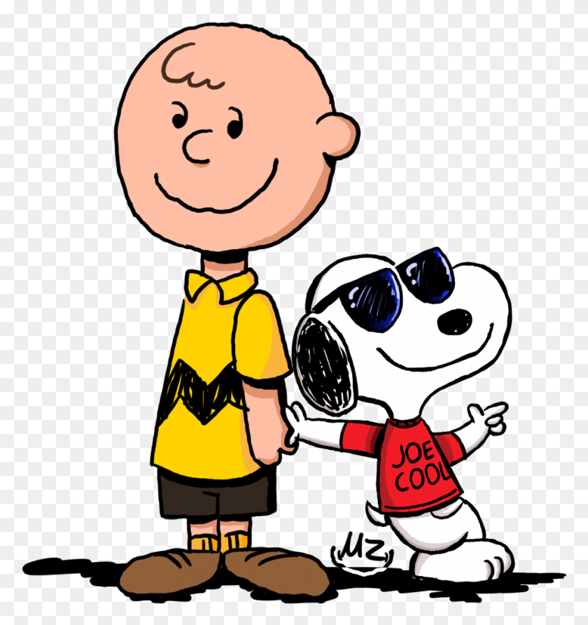 956x1022 Charlie Brown And Snoopy - Snoopy Clip Art