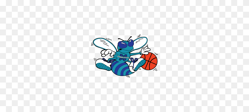 240x320 Charlotte Hornets Classic Jersey - Hornets Logo PNG