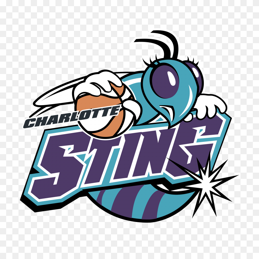 2400x2400 Charlotte Sting Logo Png Transparent Vector - Sting Png