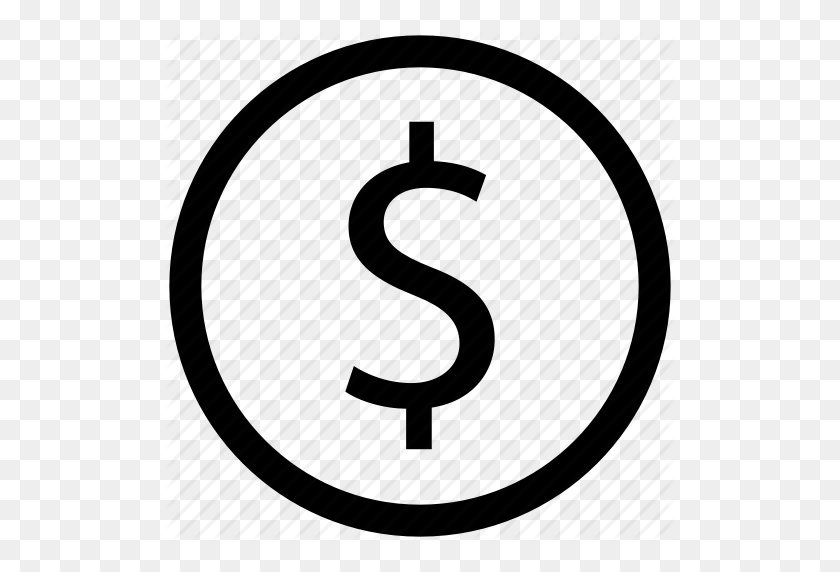 512x512 Chart, Circle, Currency, Dollar Sign, Dollars, Finance Icon - Dollar Signs PNG