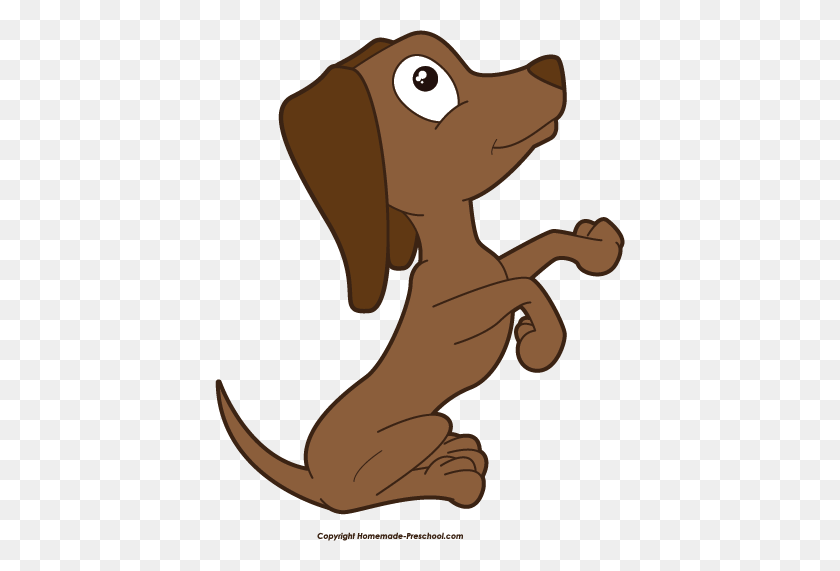410x511 Chase Clipart Brown Puppy - Thief Clipart