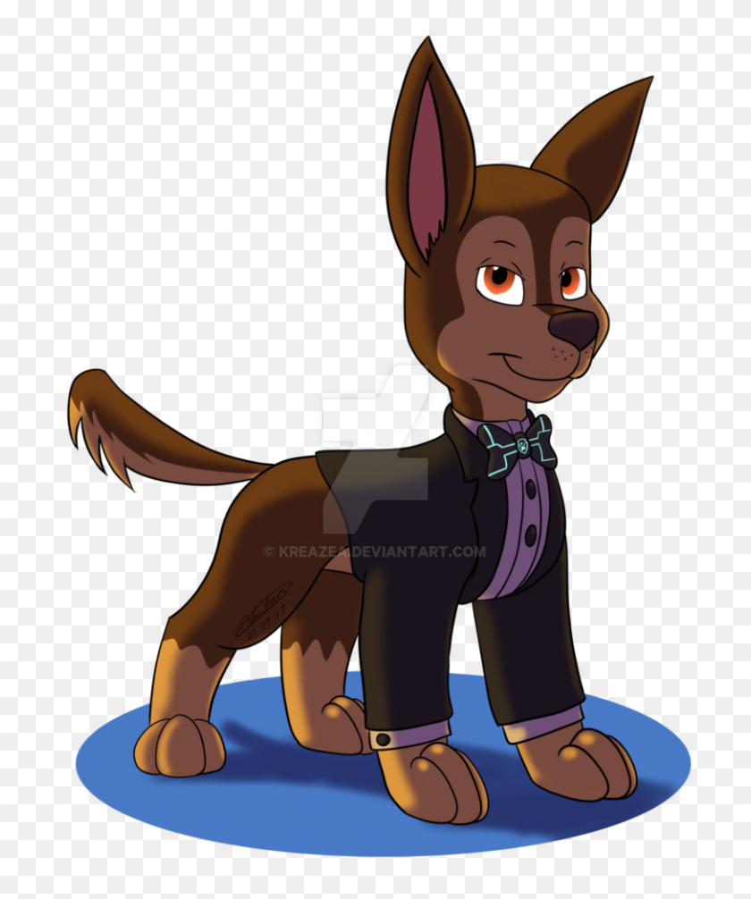 812x985 Chase In Tux Ver - Paw Patrol Chase PNG