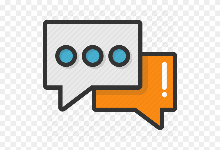 512x512 Chat Box, Chat Bubble, Chit Chat, Conversation, Talk Icon - Chat Box PNG