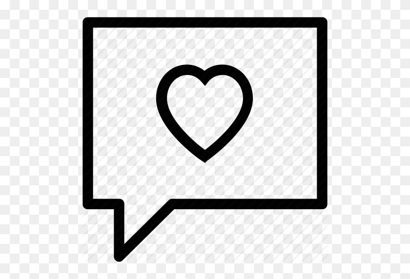 512x512 Chat Box, Love Chat, Love Speech Bubble, Lovers Chat, Online Love Icon - Chat Box PNG