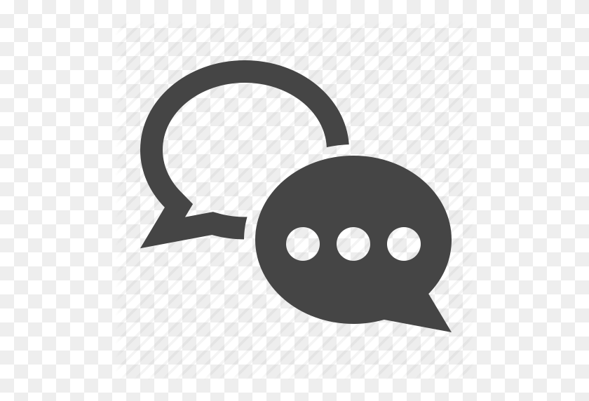 512x512 Chat Bubble, Conversation, Messages, Talk Icon - Conversation Icon PNG