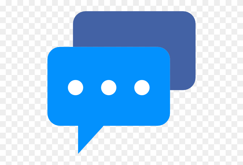512x512 Chat, Diálogo, Burbujas, Burbuja, Hablar, Icono Redondo Gratis De Diálogo - Chat Png