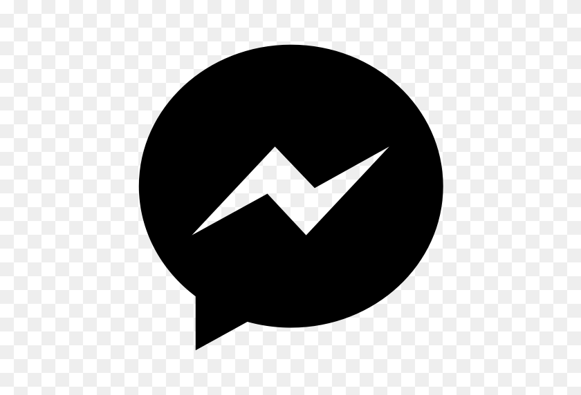 512x512 Icono De Chat, Facebook, Messenger - Icono De Messenger Png