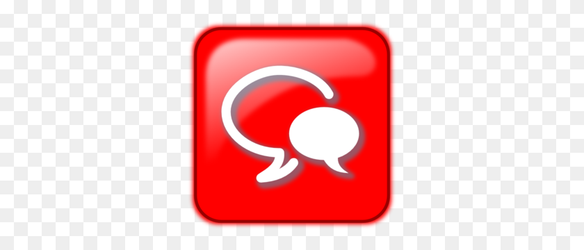 300x300 Chat Icon Clip Art - Chat Clipart