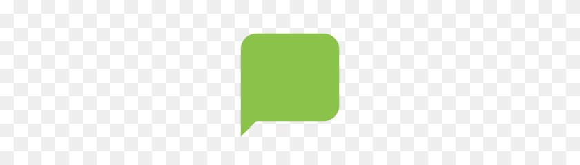 180x180 Chat Icons - Message Bubble PNG