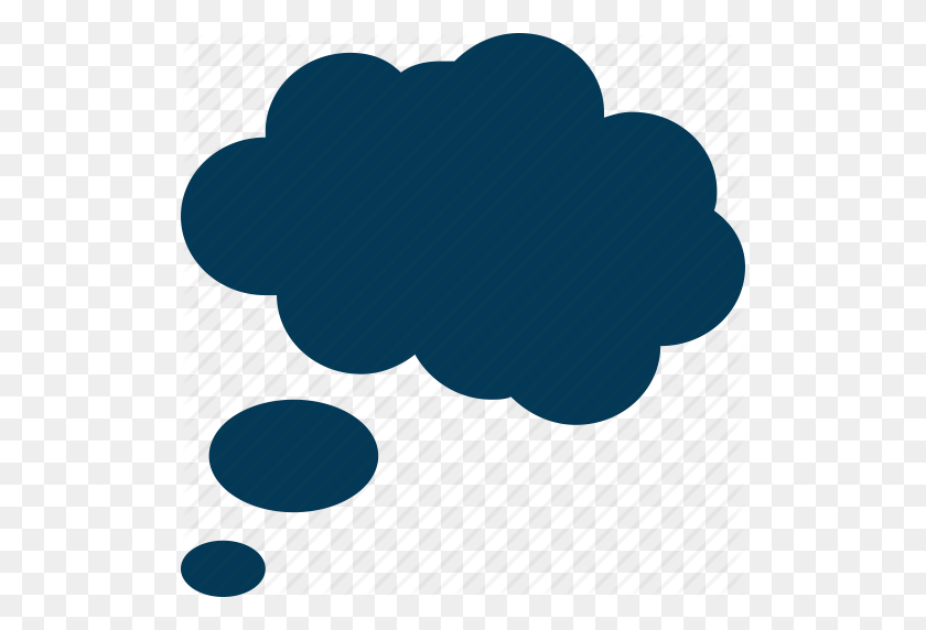 512x512 Chat, Online Chatting, Speech Bubble, Thinking, Thought Bubble Icon - Thought Bubble PNG