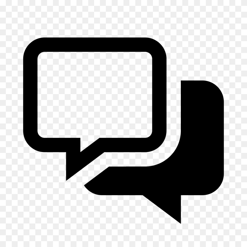 1600x1600 Chat Room Icon - Conversation Icon PNG