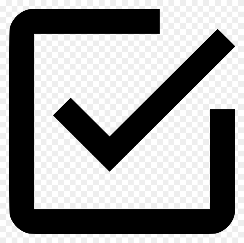 981x980 Check Box Outline Png Icon Free Download - Box Outline PNG