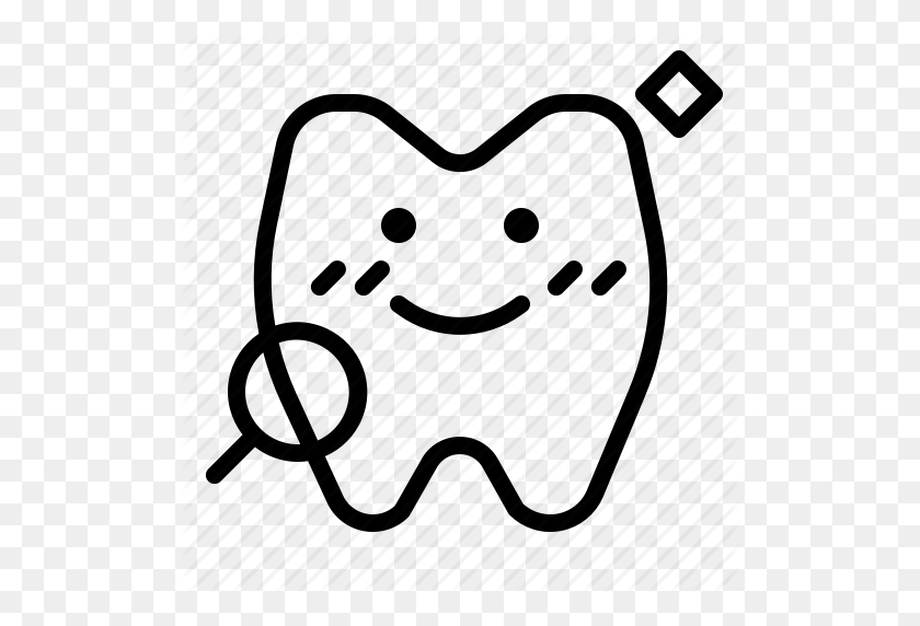 512x512 Check, Dental, Dentist, Healthcare, Medical, Tooth Icon - Tooth Black And White Clipart