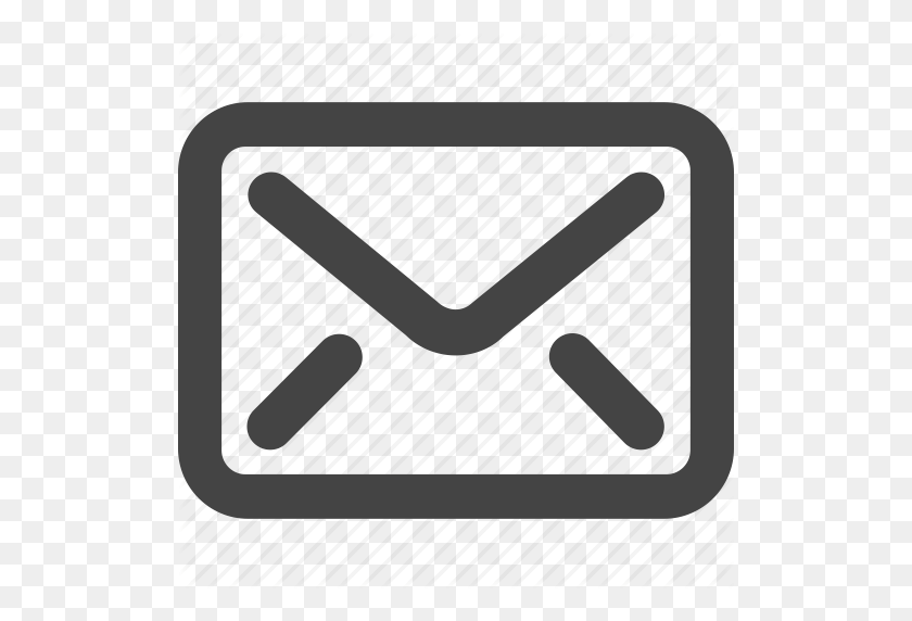 512x512 Check, Email, Grey, Inbox, Mail, Simple Shape Icon - Email Logo PNG