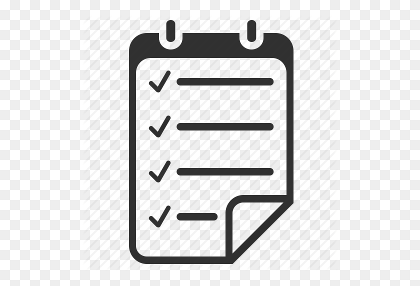 512x512 Check List, Done, File, List, Report, Test, Todo Icon - To Do List PNG
