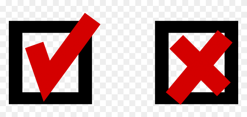 1734x750 Check Mark Computer Icons Checkbox Download - Reject Clipart
