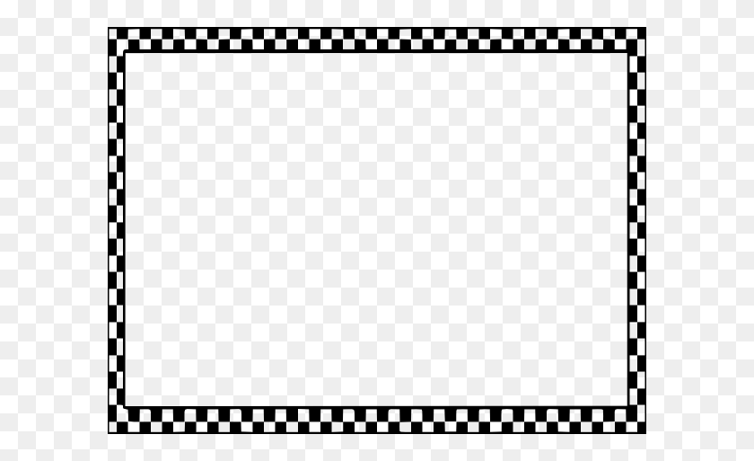 600x453 Checkerboard Border Clip Art - Soccer Border Clipart