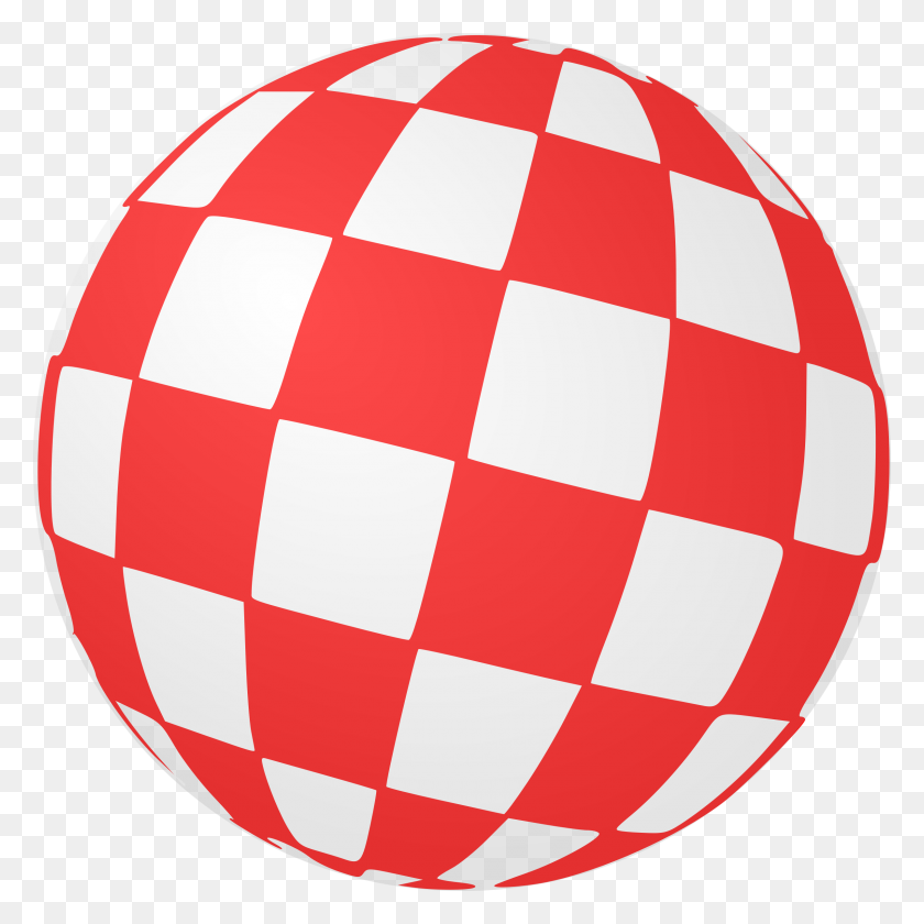2400x2400 Checkered Ball Icons Png - Checkerboard PNG