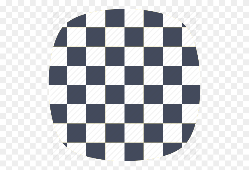 512x512 Checkered, Checkprint, Design, Racing Flag, Squares Icon - Checkered PNG