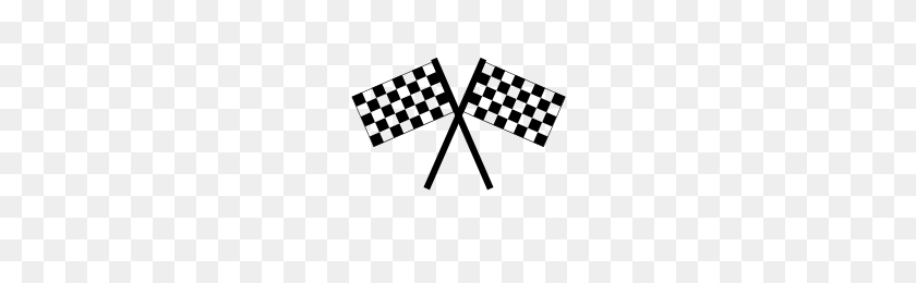 200x200 Checkered Flag Border Clipart Free Clipart - Checkered Flag PNG