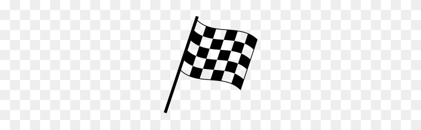200x200 Checkered Flag Border Clipart Free Clipart - Checkered PNG