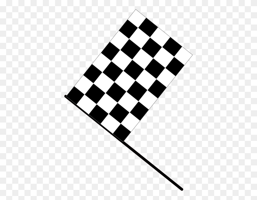 420x593 Checkered Flag Clip Art - Race Flag PNG