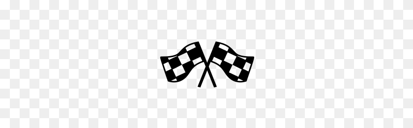 200x200 Checkered Flags - Checkered Flag Clip Art