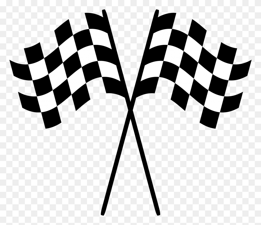 2284x1954 Checkered Racing Flags Icons Png - Checkered PNG