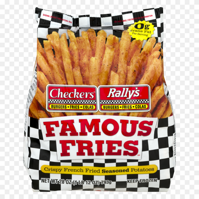 1800x1800 Checkers Rally's Famous Fries, Oz - Patatas Fritas Png