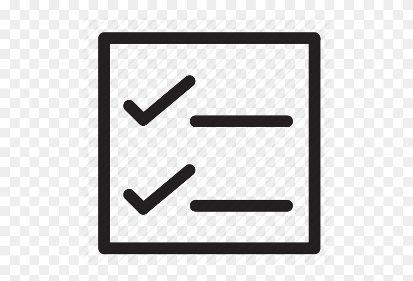 512x512 Checklist, Correct, Done, Status, Tasks, Yes Icon - Checklist PNG